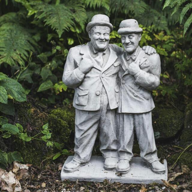 Rackhams Laurel & Hardy Detailed Comical Garden Ornament - image 1