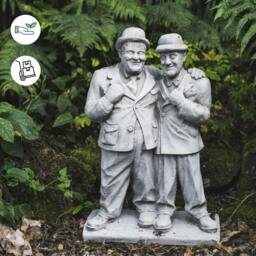 Rackhams Laurel & Hardy Detailed Comical Garden Ornament - thumbnail 2