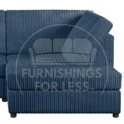 Rackhams Luxor Cord Fabric 4 Seater Corner Sofa Full Back - Mustard - Left Hand Facing - thumbnail 6