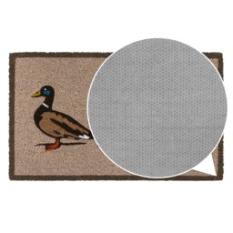 Rackhams Eco-Friendly Latex Backed Coir Entrance Doormat, 45x75cm - Ducks - thumbnail 6