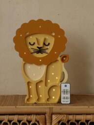 Rackhams Lion Lamp in Yellow (36x23.5x5.5 cm) - Yellow - One size - thumbnail 4