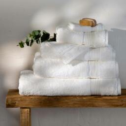 Rackhams White Egyptian Cotton Bath Sheet - 4 Pack - Bath Sheet - thumbnail 2