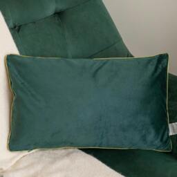 Rackhams 49cm Dark Green Christmas Decorative Merry Cushion with Gold Detail - thumbnail 6