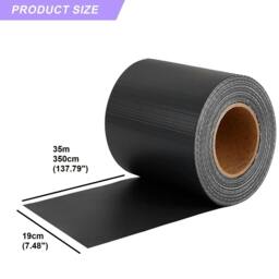 Rackhams Outdoor Garden Fence PVC Privacy film Screen Cover Panel Screening Roll 35mx19cm - thumbnail 2