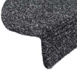 Rackhams 15pcs Self-adhesive Stair Mats Needle Punch 65x21x4cm Dark Grey - thumbnail 6