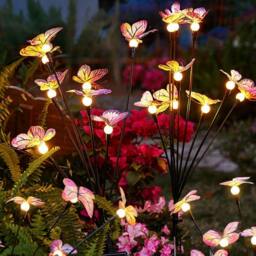 Rackhams Solar Butterfly & Firefly Garden Ground Lights - 6 LEDs - thumbnail 5