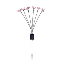 Rackhams Solar Butterfly & Firefly Garden Ground Lights - 6 LEDs