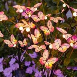 Rackhams Solar Butterfly & Firefly Garden Ground Lights - 6 LEDs - thumbnail 3