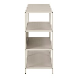 Rackhams Seaford Wide Grey Steel Bookcase With 4 Grey Melamine Shelves - grey - Wood - 1 - thumbnail 3