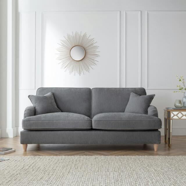 Rackhams The Swift 3 Seater Sofa - Charcoal - image 1