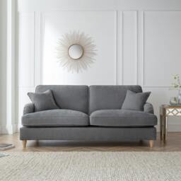 Rackhams The Swift 3 Seater Sofa - Charcoal