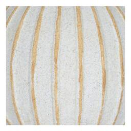 Rackhams Grove Ceramic Ball Ornament - White - 15cm x 16cm x 16cm - White - 100% Mixed - thumbnail 2