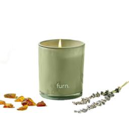 Rackhams Amazonia Botanica Glass Scented Candle - Green - Green - One Size - 100% Mixed