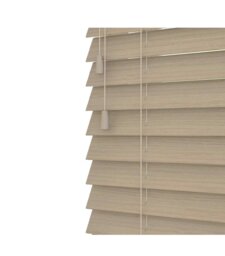 Rackhams Northern Oak Wooden Venetian Blinds With Strings (130cm drop) - 40cm - thumbnail 2