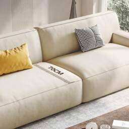 Rackhams Isaac Two Seater, Three Seater Sofa, Leathaire - Three Seater 280cm - Green - thumbnail 5