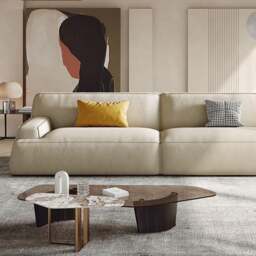 Rackhams Isaac Two Seater, Three Seater Sofa, Leathaire - Three Seater 280cm - Green - thumbnail 2