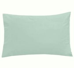 Rackhams Deluxe Fitted Sheet or Pillowcase Pair - Duck Egg - Pillow Case (50 x 75cm) - thumbnail 3