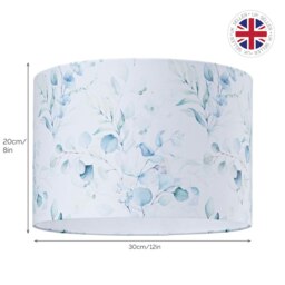 Rackhams Contemporary and Elegant Floral Watercolour Lampshade with Soft Pastel Tones - thumbnail 6