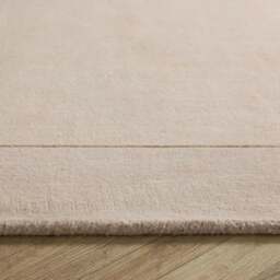 Rackhams Borders Beige Wool Rug - 120X170 cm - thumbnail 2