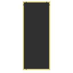 Rackhams Modern Gold Metal Rectangle Frame Leaner Mirror 200cm x 80cm - thumbnail 5