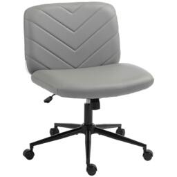Rackhams Criss Cross Legged Office Chair Height Adjustable Grey - thumbnail 2