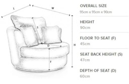 Rackhams Cushia Living Room Furniture Range - 2 Seater - MINK - thumbnail 6