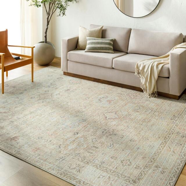 Rackhams Becki Owens Marlene-Vintage Brown Ivory Traditional Vintage Boho Rug - 117 x 170 cm - image 1