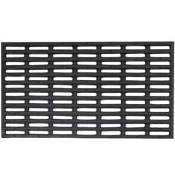 Rackhams Robusta Heavy Duty Rubber Entrance Doormat, 36x61cm, Black - thumbnail 2
