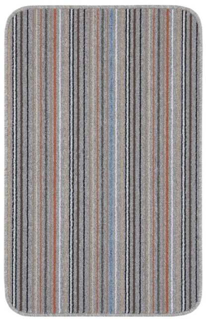 Rackhams Stockholm Grey/Clay Washable Mat - 80X140 cm - image 1