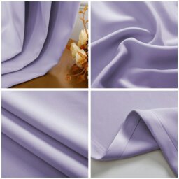 Rackhams Lilac Eyelet Curtains - Thermal Blackout Curtains  - 46 x 54 Inch Drop - 2 Panel - thumbnail 2