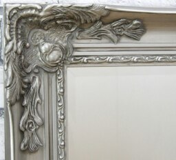 Rackhams Haddon Slim Mirror Antique Silver 47cm x 142cm - Silver - thumbnail 5