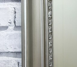 Rackhams Haddon Slim Mirror Antique Silver 47cm x 142cm - Silver - thumbnail 4