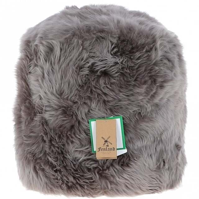 Rackhams Sheepskin Pouffe Stool: FF-POUFFE - Sheepskin - Mink - One Size - image 1