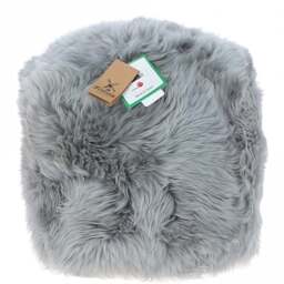 Rackhams Sheepskin Pouffe Stool: FF-POUFFE - Sheepskin - Mink - One Size - thumbnail 6