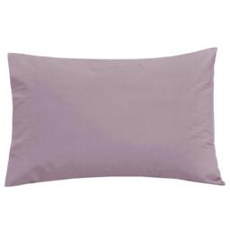Rackhams Polycotton Deluxe Pillowcase Non Iron - Heather - Pillowcase (48cm x 74cm)