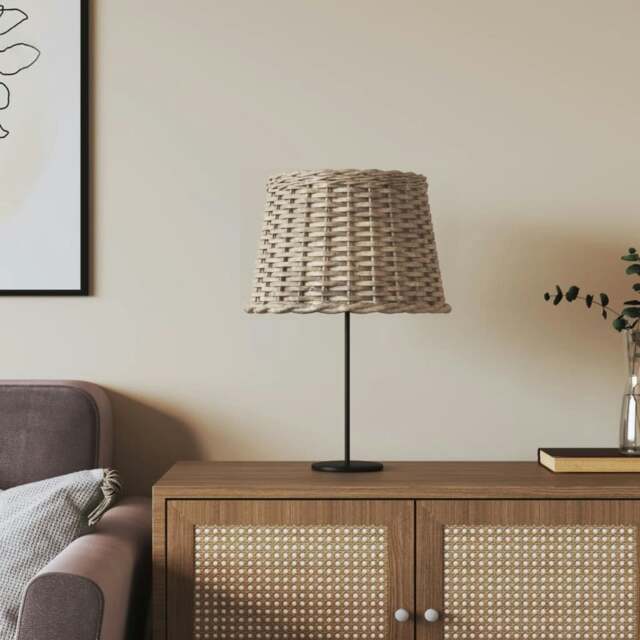 Rackhams Lamp Shade Brown �â�_40x26 cm Wicker