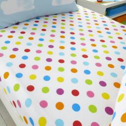 Rackhams Kids Sheet Set - Sunny Rainbow - Double (135cm x 190cm) + 25cm Deep