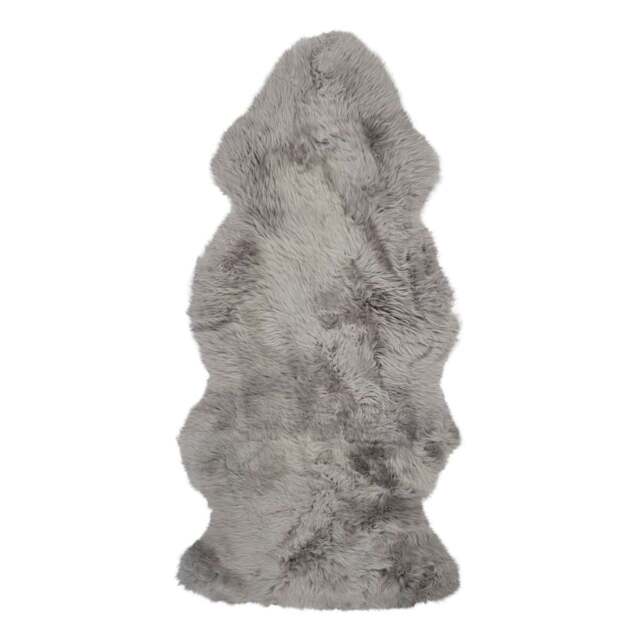 Rackhams New Zealand Sheepskin - Long Wool - Rug 135 cm - Light Grey - image 1