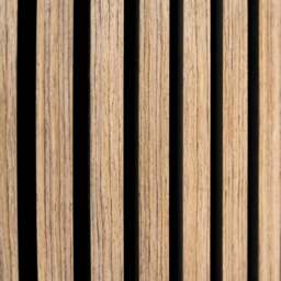 Rackhams Acoustic Slat Wall Panel - Light Walnut - thumbnail 4