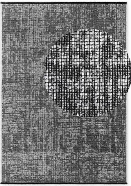 Rackhams Brilliance Short Pile Prisma Grey Rug - 120X170 cm - image 1