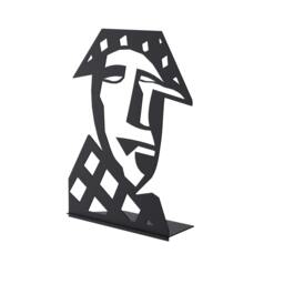 Rackhams Max Modern Metal Art Home Decorative Ornament, Black - Metal - Black - thumbnail 2