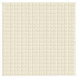 Rackhams Weighted Blanket Light Cream 200x200 cm 9 kg Fabric - thumbnail 3