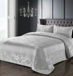 Rackhams Clarissa Quilted Luxury Bedspread Set - Beige - Double - thumbnail 3
