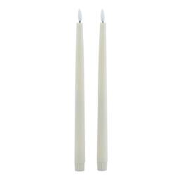 Rackhams Luxe Collection Electric Candle (Pack of 2) - Taupe - Taupe - 25cm x 2cm x 2cm - 100% Mixed