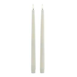 Rackhams Luxe Collection Electric Candle (Pack of 2) - Taupe - Taupe - 25cm x 2cm x 2cm - 100% Mixed - thumbnail 3