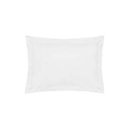 Rackhams 200 Thread Count Egyptian Cotton Oxford Pillowcase - White - One Size - White - 100% Egyptian Cotton - thumbnail 2