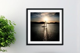 Rackhams Sail Away - Framed Print 24 x 24 inch