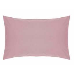 Rackhams Easycare Percale Housewife Pillowcase - Blush - One Size - Blush - 50% Cotton/50% Polyester - thumbnail 2