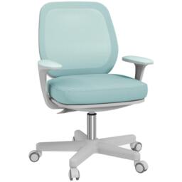 Rackhams Office Chair, 360 Degree Swivel Desk Chair with Wheels, Light Green - thumbnail 2