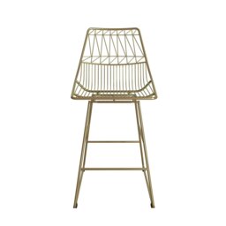 Rackhams Corey Counter Stool Black Faux Leather - Black - thumbnail 4